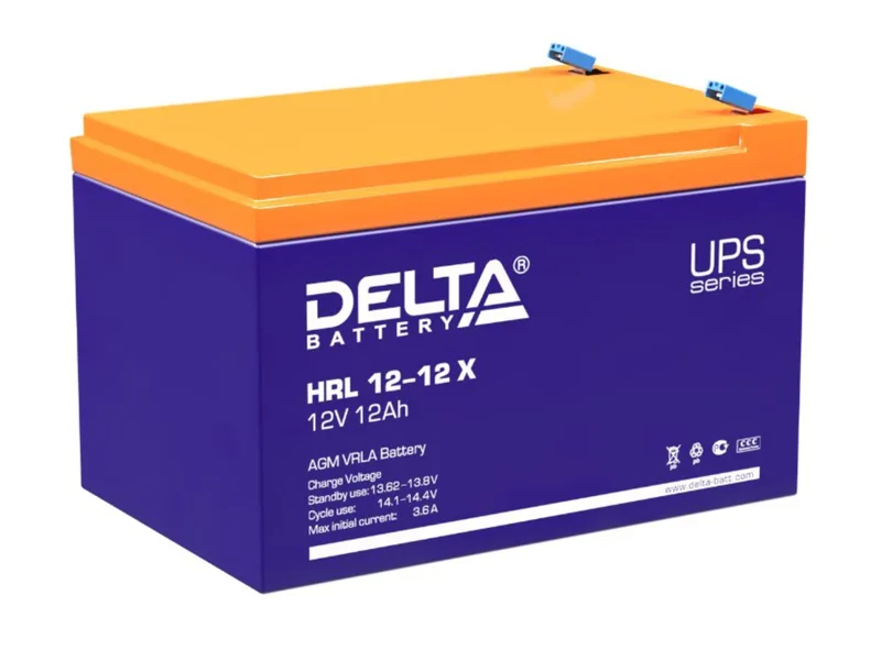 Аккумуляторная батарея Delta HRL 12-12 X
