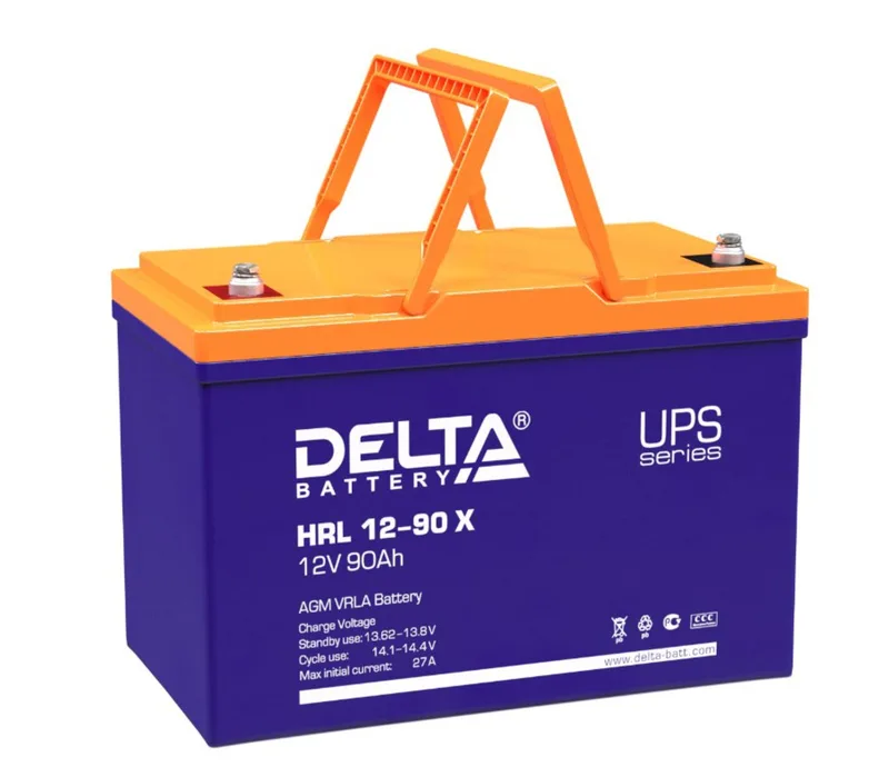 Аккумуляторная батарея Delta HRL 12-90 X