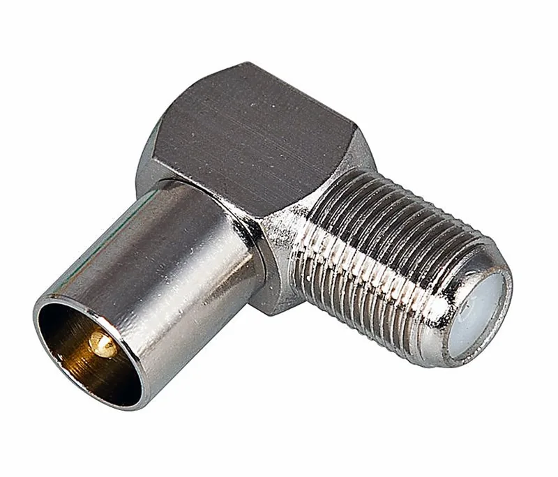 05-4311 - Переход гнездо F-штекер TV угловой REXANT (1 шт)