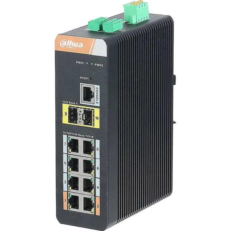 Промышленный коммутатор Dahua DH-PFS4210-8GT-DP