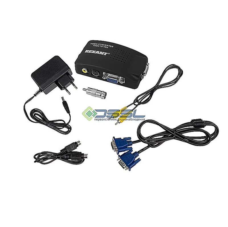 17-6910 - Конвертер BNC + S-video на VGA REXANT