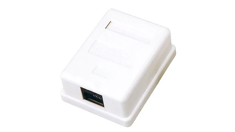 03-0121 - Розетка компьютерная REXANT 1-порт RJ-45 (8P8C), cat 5e, внешняя (1 шт)