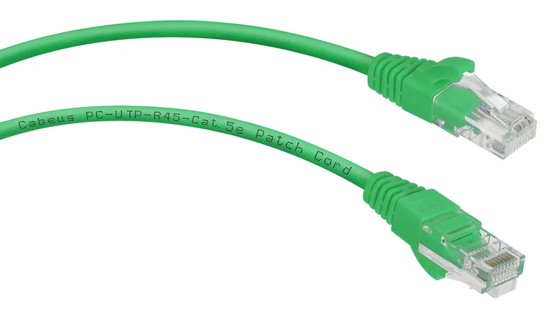 Cabeus PC-UTP-RJ45-Cat.5e-3m-GN